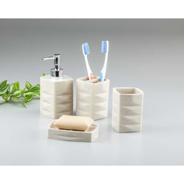 Innova Imports 4Piece Bathroom Accessory Set & Reviews Wayfair